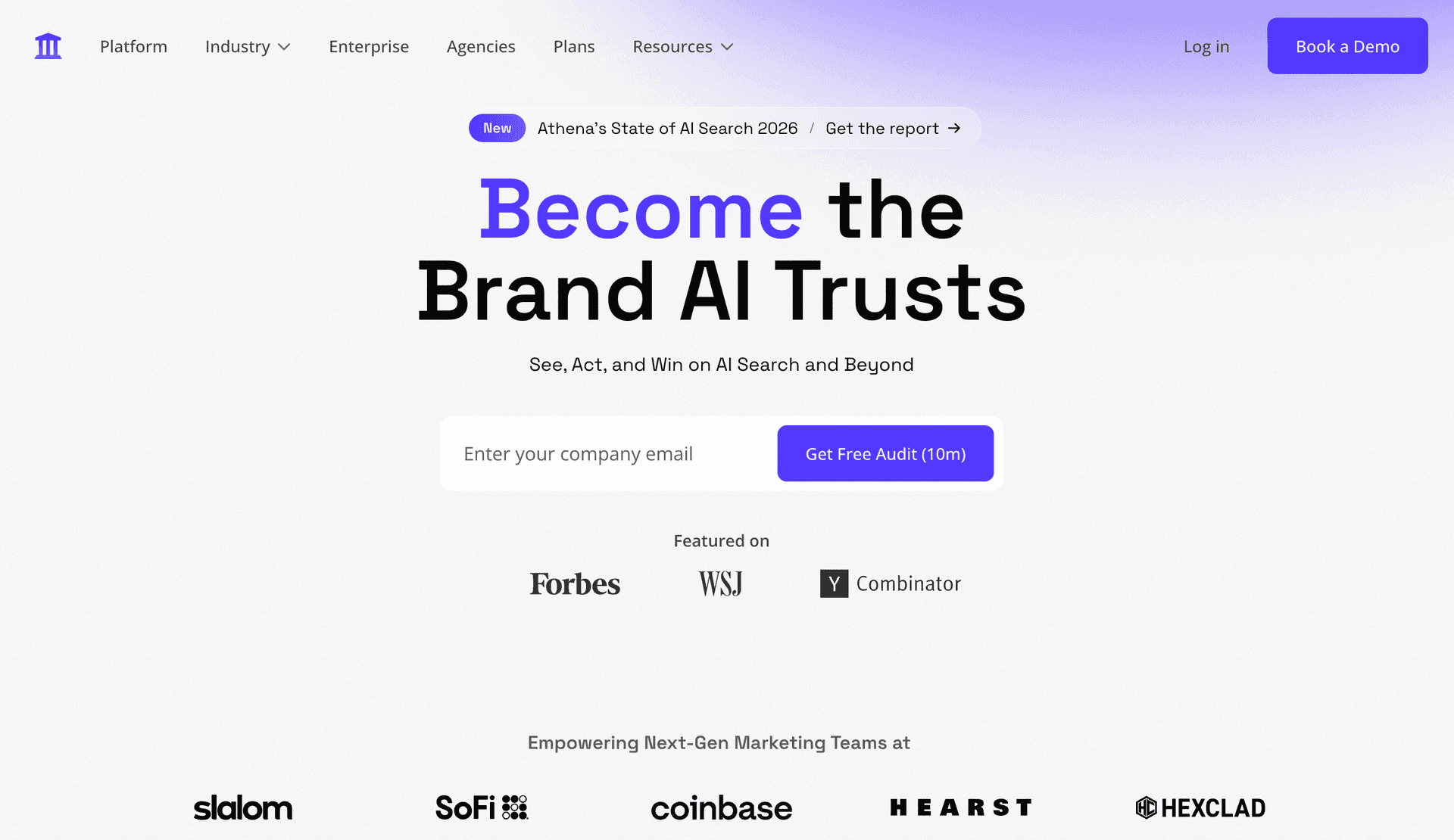 AthenaHQ — 最佳 AI 搜索指挥中心