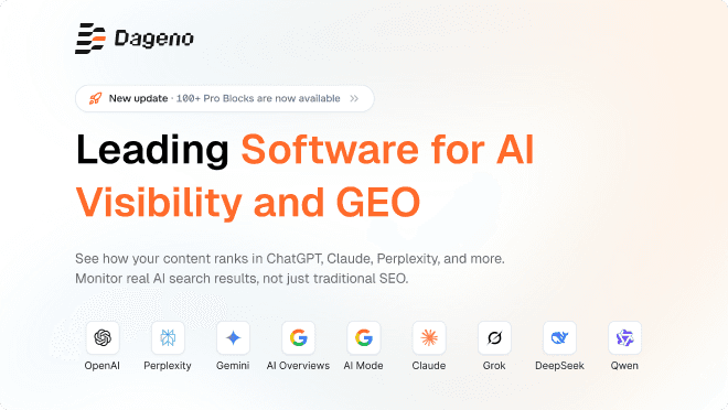 领先的 AI 可见性与生成式引擎优化软件